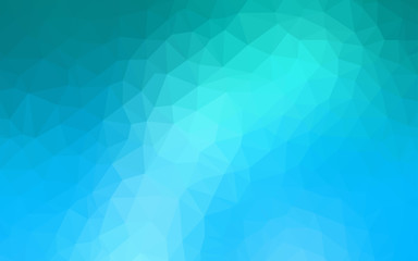 Light Green vector low poly texture.