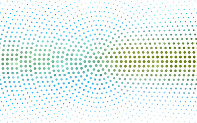 Light Blue, Yellow vector  pattern with spheres.