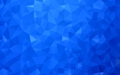 Obraz premium Light BLUE vector abstract polygonal background.
