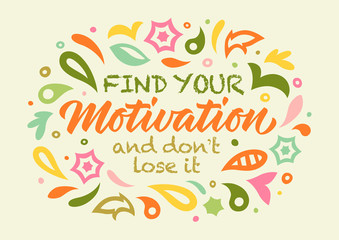 motivation_calligraphy_pattern_orange