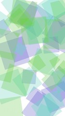 Multicolored translucent hexagons on white background. Vertical image orientation. 3D illustration