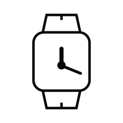 Time and watch Vector icon illustration.