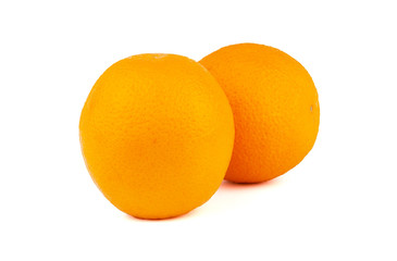 Navel Orange isolated on white background.
