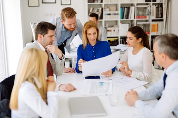 Obraz premium Busy office life