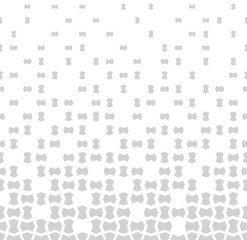 Obraz premium fading halftone geometric vector border pattern