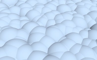 3d rendering picture of blue balls. Abstract wallpaper and background. 3D illustration