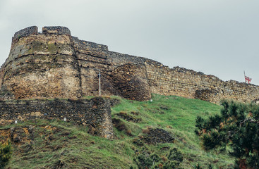 View on medieval fortress in Gori city, Georgia
