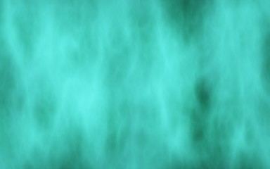 Background of abstract green color smoke. The wall of green fog. 3D illustration