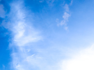 blue sky with white clouds