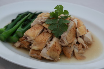 Steamed chicken