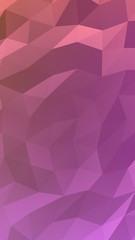 Abstract triangle geometrical pink background. Geometric origami style with gradient. 3D illustration