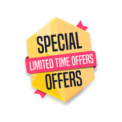 Special Offers Shopping Label