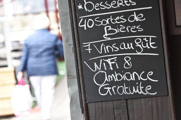 wifi biere tarif café 