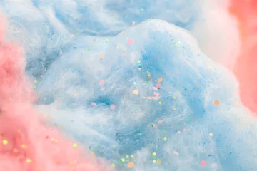 Foto op Canvas Texture of cotton candy, closeup © Pixel-Shot