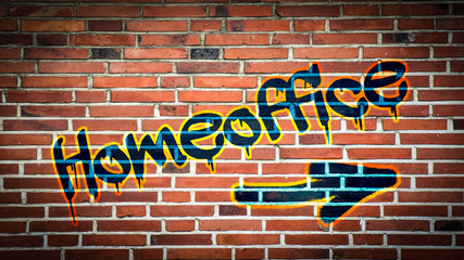 Fototapeta premium Schild 394 - Homeoffice