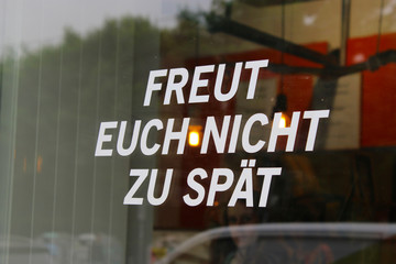 Shop window in Berlin (Germany)