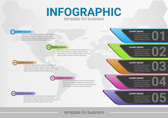 Obraz premium Business steps to success Infographic data.Presentation chart.diagram with steps template.Creative vector illustration