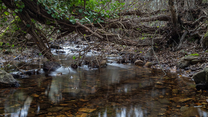 creek in extremadura, spain