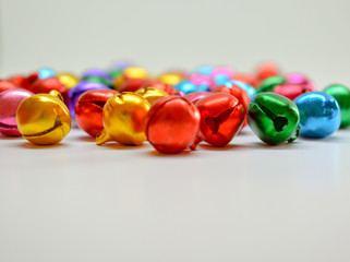 Colorful Bells with white background