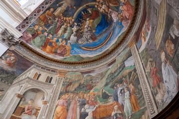 Fresco inside Santa Maria Assunta Cathedral, Spoleto, Umbria