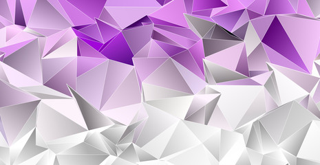 Obraz premium Abstract Low-Poly background. triangulated texture. Design 3d. Polygonal geometrical pattern. Triangular modern style
