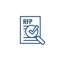 RFP Icon - request for proposal concept or idea