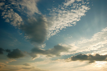 Ciel au couchant