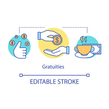 Gratuities Concept Icon