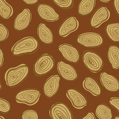 wood tree rings seamless pattern background