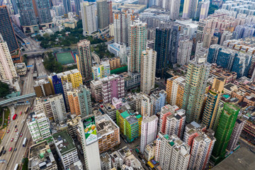 Hong Kong urban city