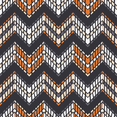 Trendy seamless pattern designs. The zigzag of dots. Vector geometric background. Can be used for wallpaper, textile, invitation card, wrapping, web page background.