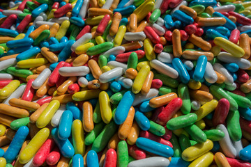 Dragee Liquorice Color Background