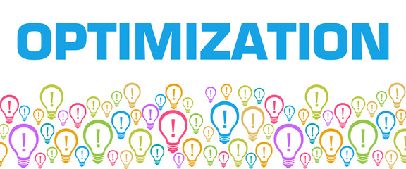 Optimization Colorful Bulbs With Text 