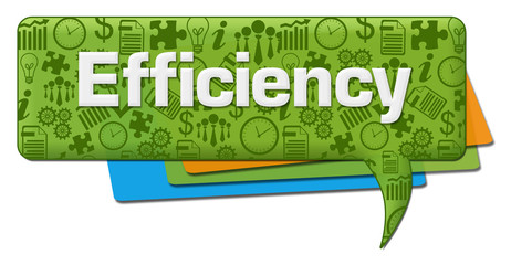Efficiency Business Symbols Green Colorful Comment Symbol 