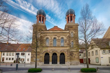 Alte Synagoge von Kitzingen am Main, Franken, Bayern