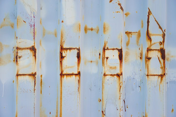 rusty metal background