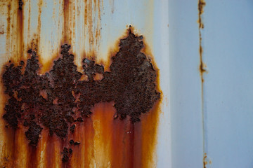 Rusted steel background