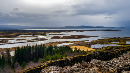 Thingvellir - national park in southwestern Iceland.