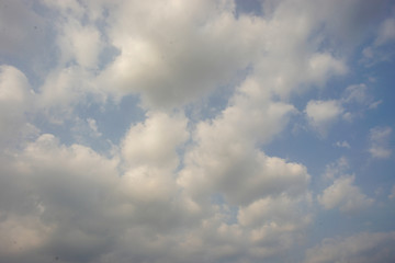 blue sky with clouds