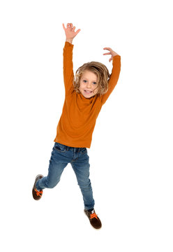 Happy Child Jumping