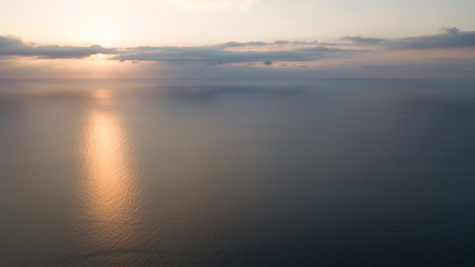 Aerial Images of Jamaica Negril Carribean Beach Sand Ocean Sunset Vacation