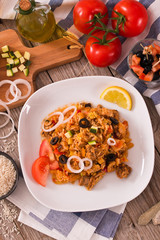 Gyros rice dish. 