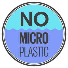 No Microplastic Badge Icon