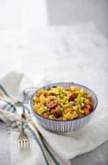 Corn and Cherry Tomato Salad with Fresh Herbs