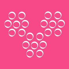 line geometric pattern for your design. abstract dot vector patterns