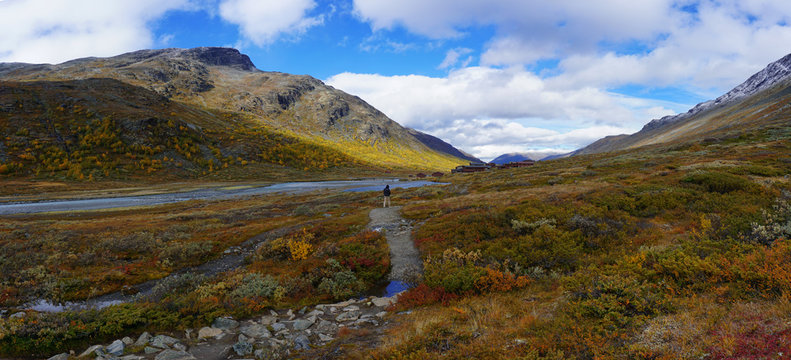 A view from Spiterstulen to Galdhoppigen, Jotunheim, Norway