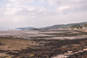 Fairlie Foreshore looking Over to Fairlie and largs Scotland