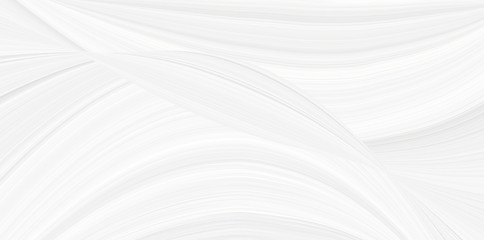 White trendy background with a smooth bend of lines and cosmic waves, illustration for a modern beautiful design. 3 d texture of festive gray sparkles, a pattern for wallpaper on the screen saver.