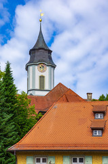 Obraz premium Lindau in Lake Constance, Germany, Europe