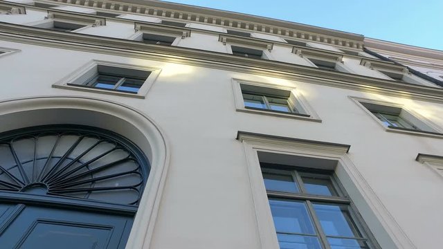 Traditional German building on a sunny day
